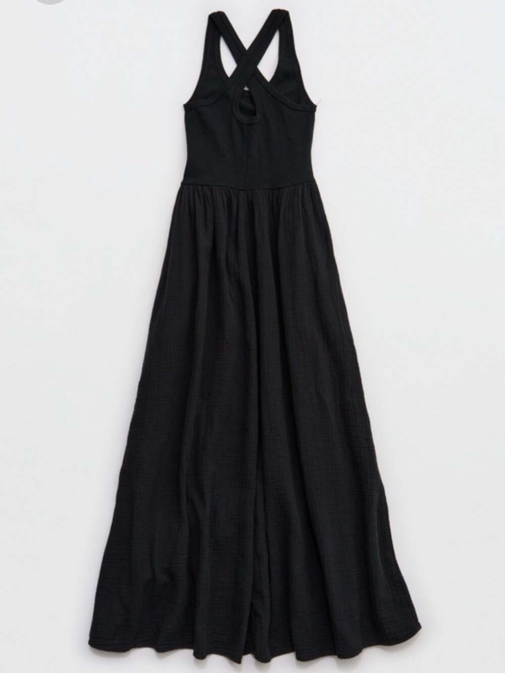 aerie At The Barre Black Criss Cross Back Dress - Picture 4 of 7